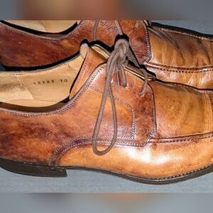 Magnanni Tan Leather Derbys